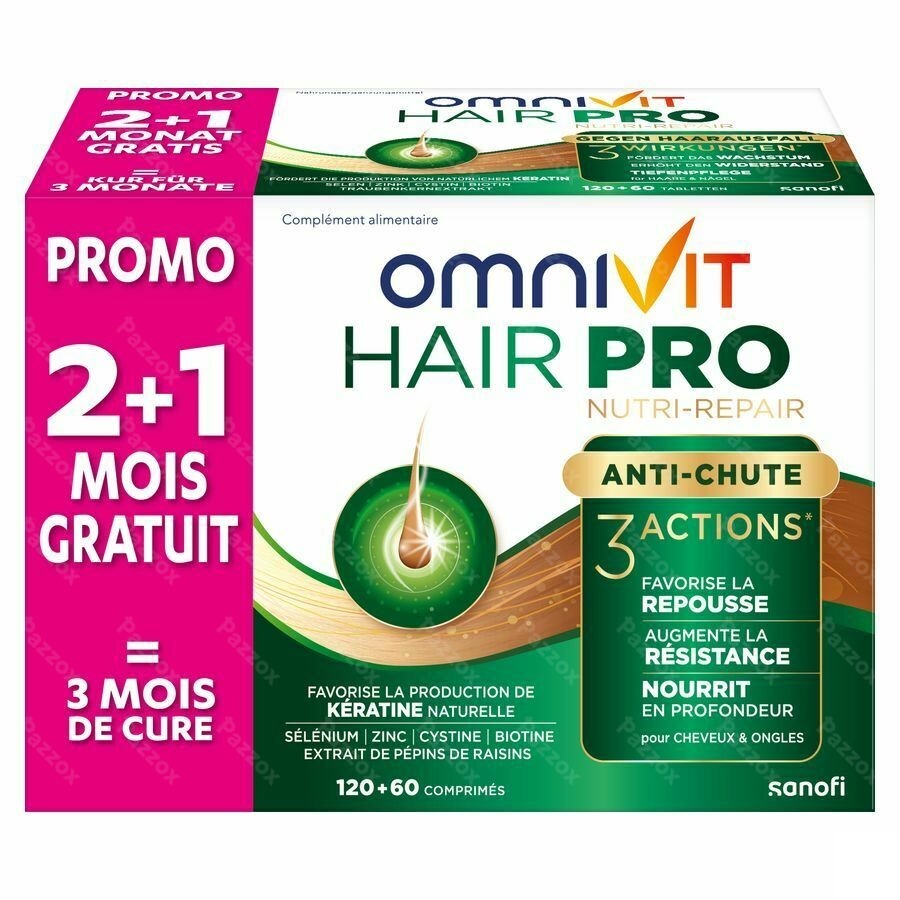 Omnivit Hair Pro Nutri Repair             Comp 180