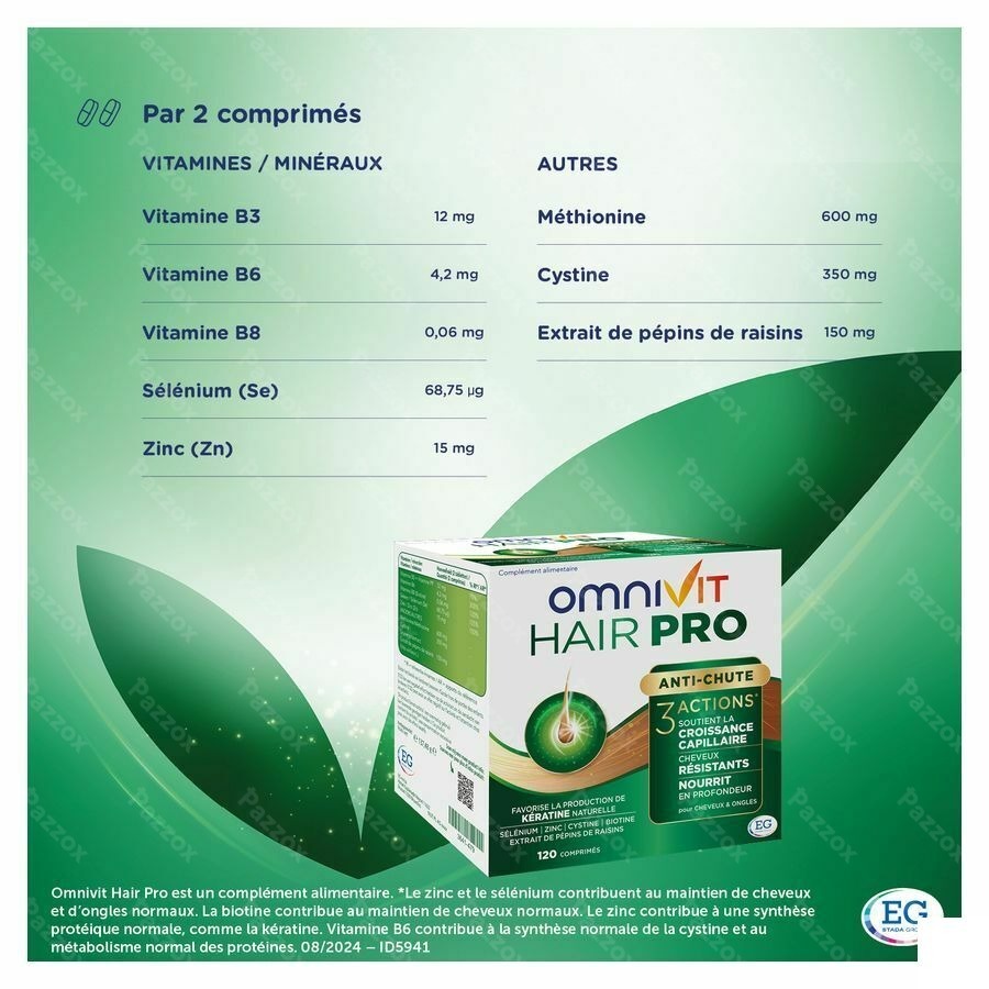 Omnivit Hair Pro Nutri Repair             Comp 180