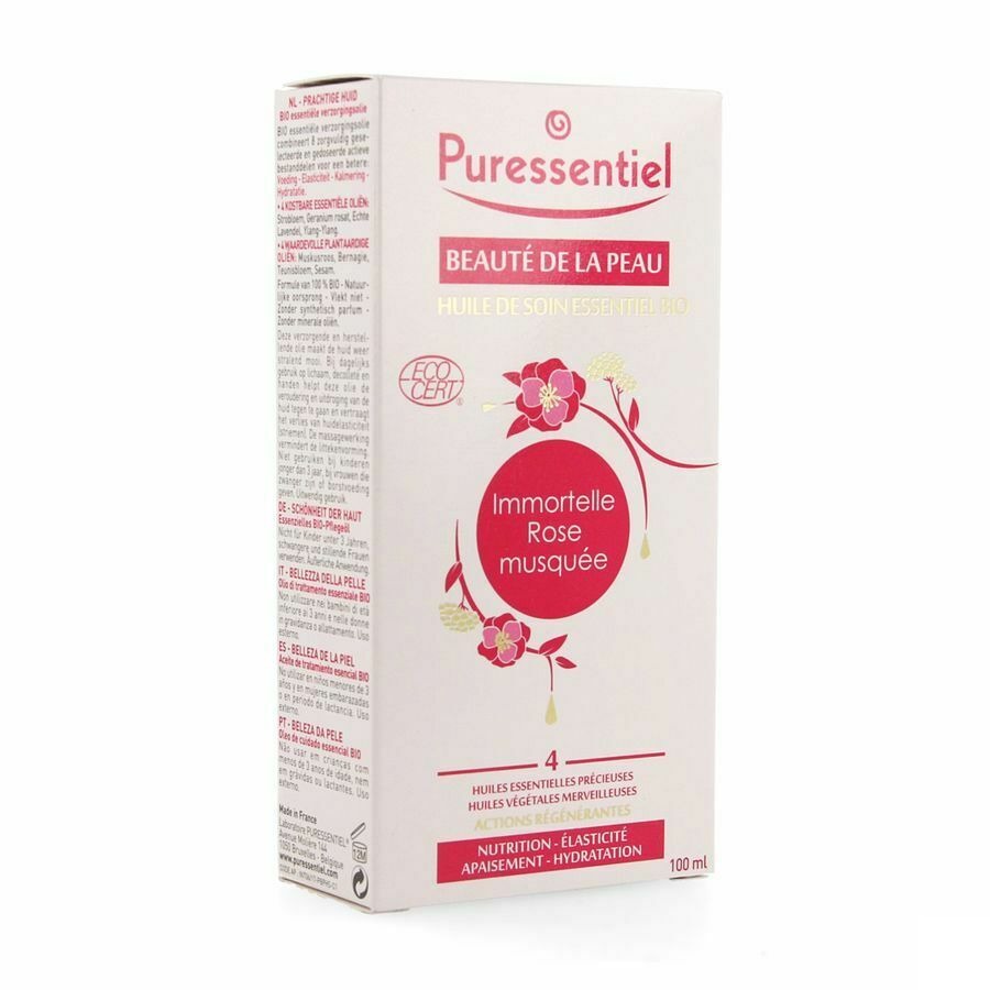Puressentiel Beaute Peau Huile Soin Bio 100ml