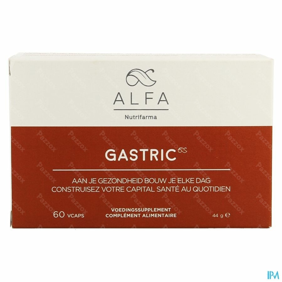 Alfa Gastric Brandend Maagzuur 60 Vegetarische Capsules