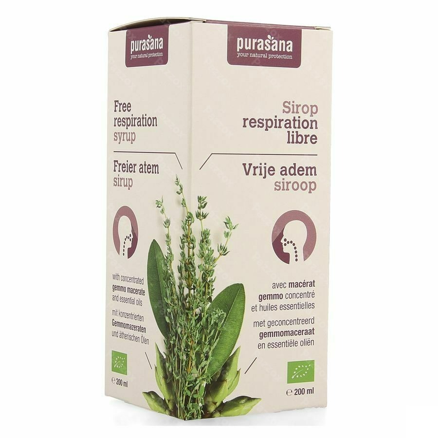 Purasana Vegan Puragem Sirop Voie Resp. Lib. 200ml