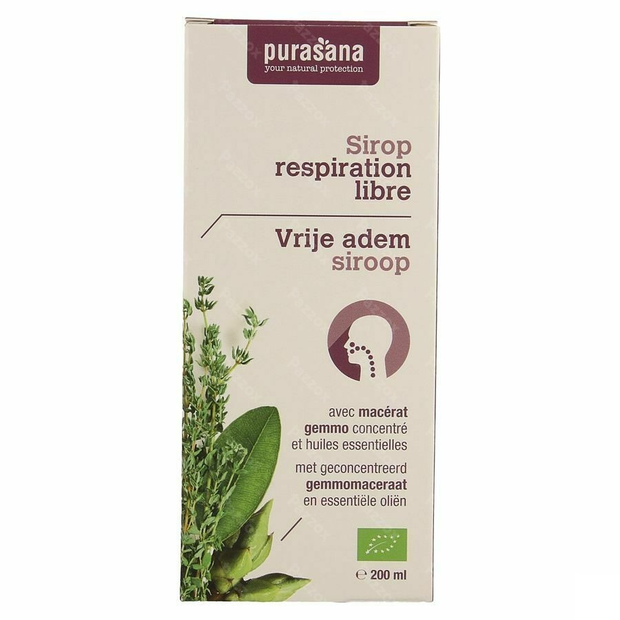 Purasana Vegan Puragem Sirop Voie Resp. Lib. 200ml