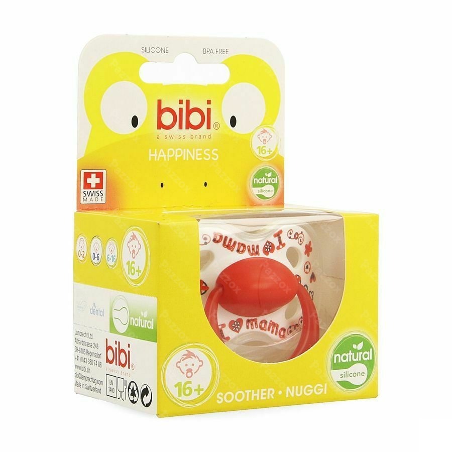 Bibi Fopspeen Hp Natural Love Mama/papa Best 6-16m