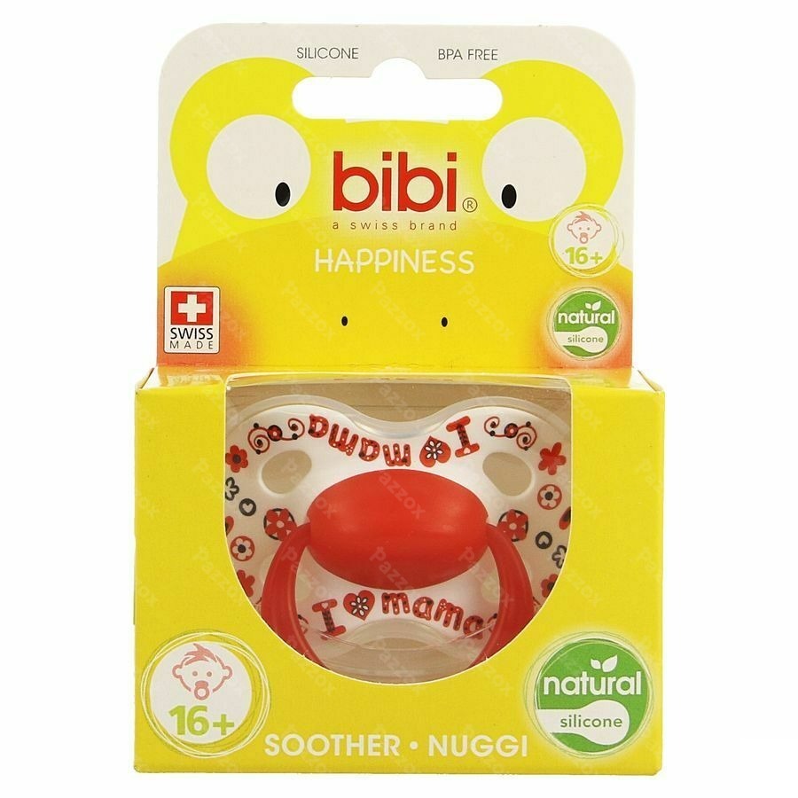 Bibi Fopspeen Hp Natural Love Mama/papa Best 6-16m