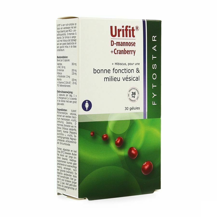 Fytostar Urifit D-mannose + Cranberry Caps 30