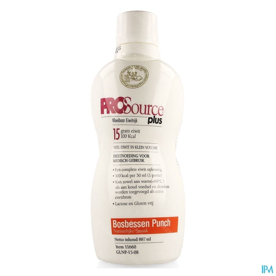 Prosource Plus Myrtille 15g Protein/30ml Fl 887ml
