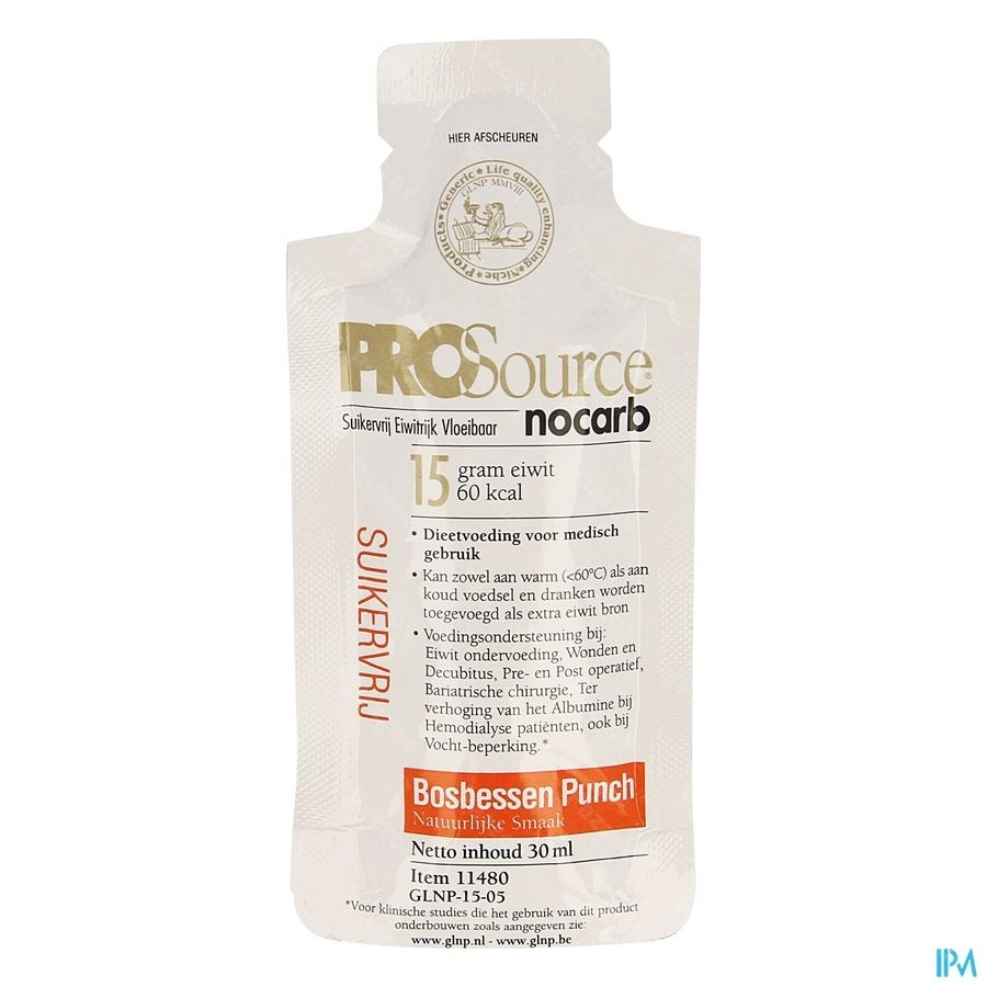 Prosource Nocarb Myrtille 15g Protein Sach 1x30ml