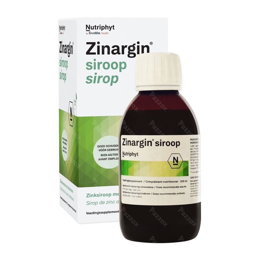 Zinargin Siroop 200ml Nutriphyt