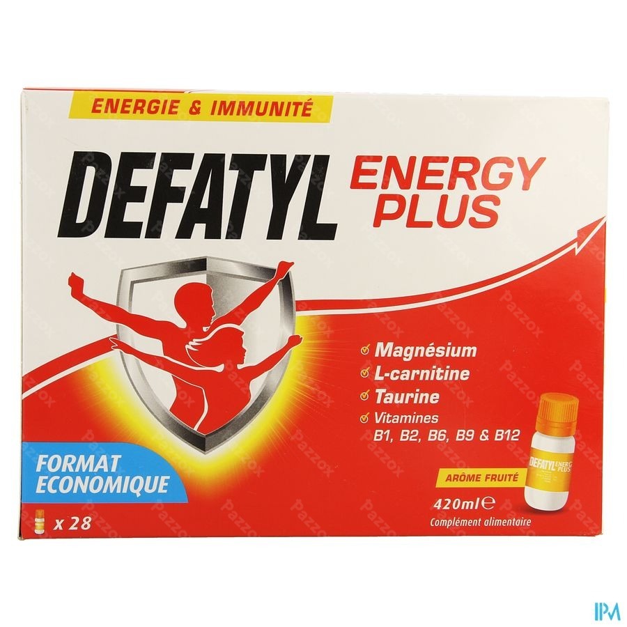 Defatyl Energy Plus 28 Ampoules