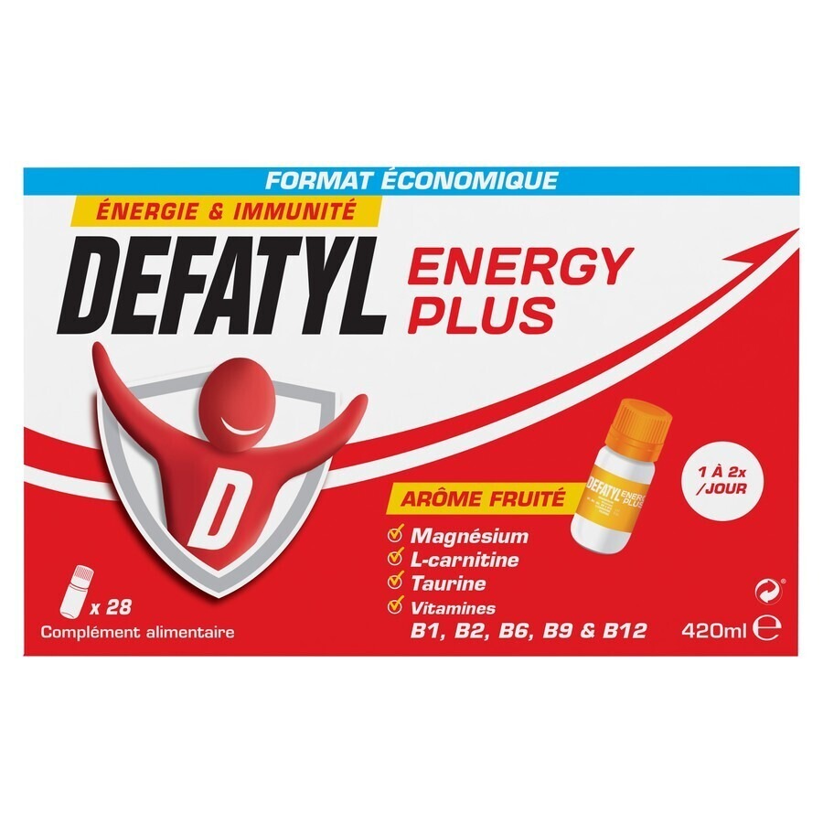 Defatyl Energy Plus 28 Ampoules