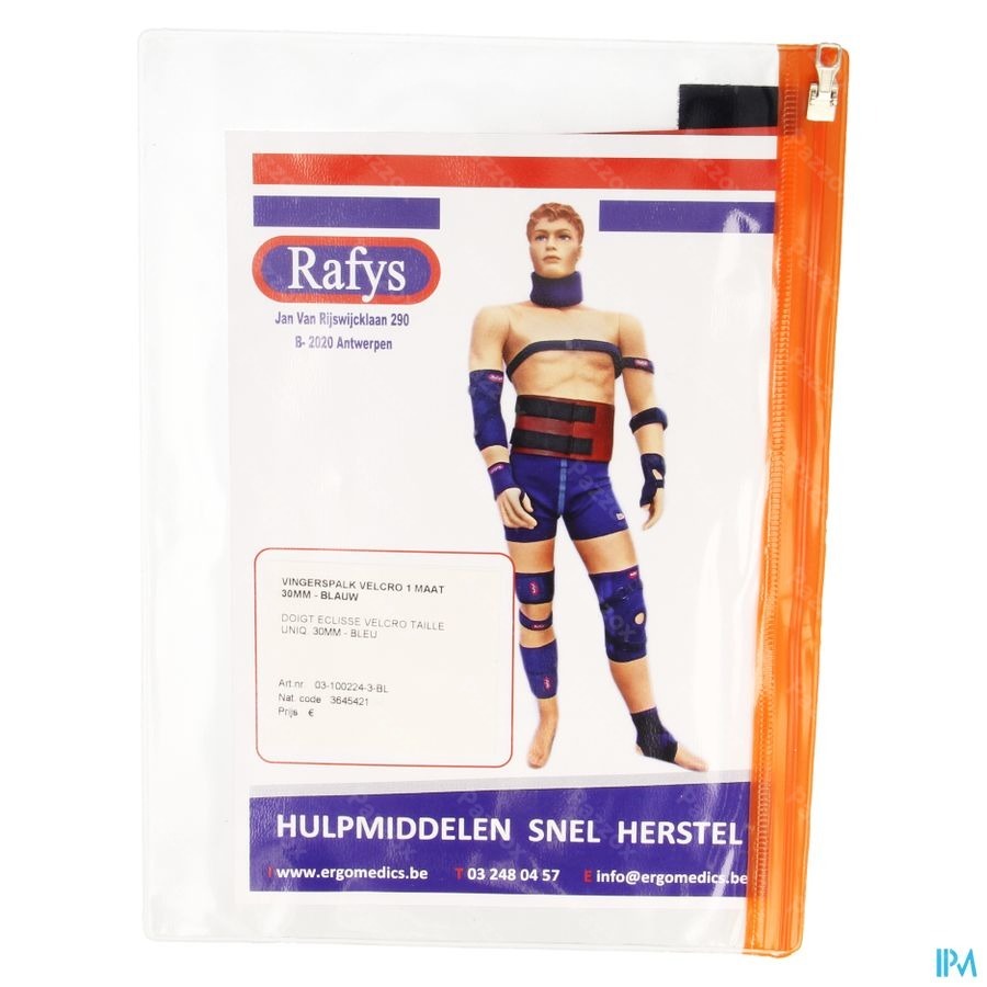 Rafys Vingerspalk Velcro 1 Maat 30mm 224 3
