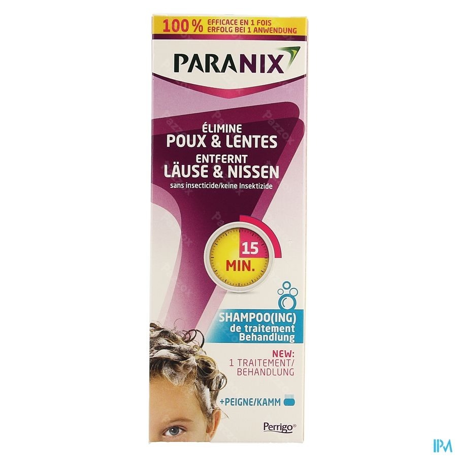 Paranix Shampooing Traitant 200ml + Peigne