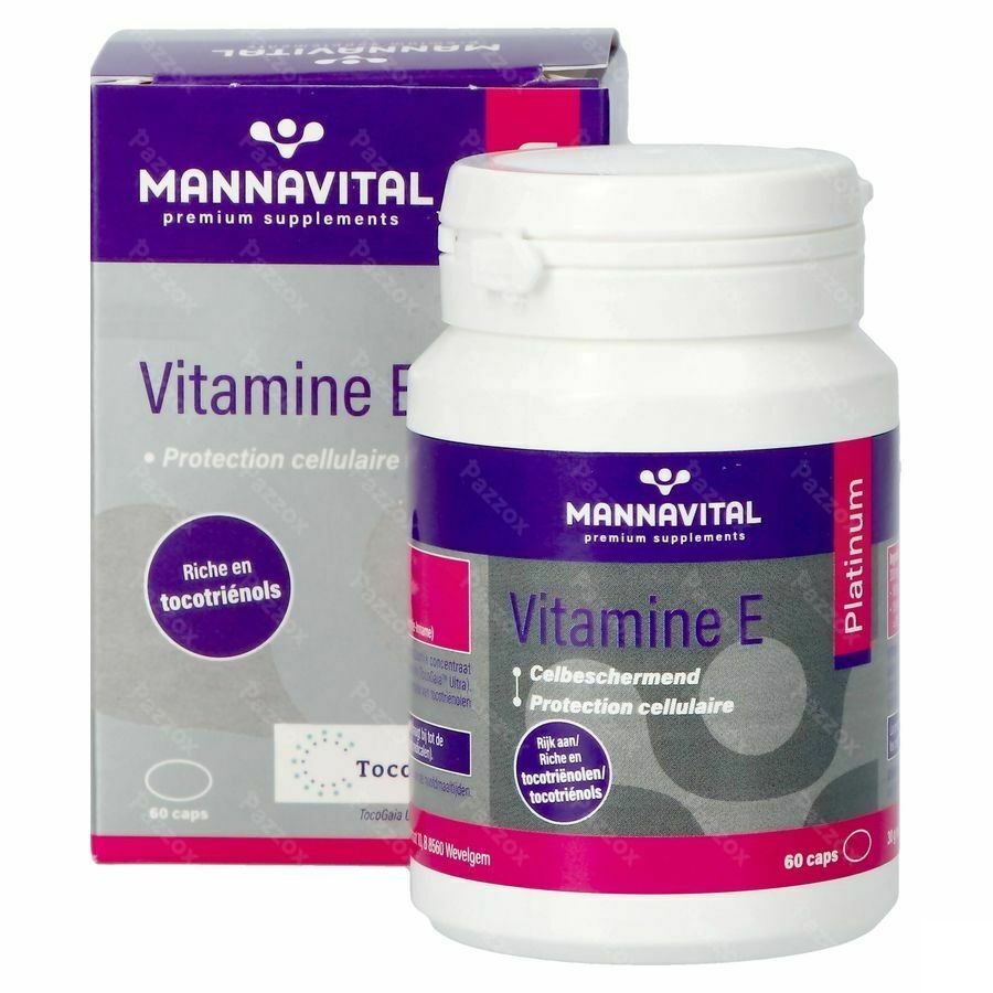 Mannavital Vitamine E 60 Capsules