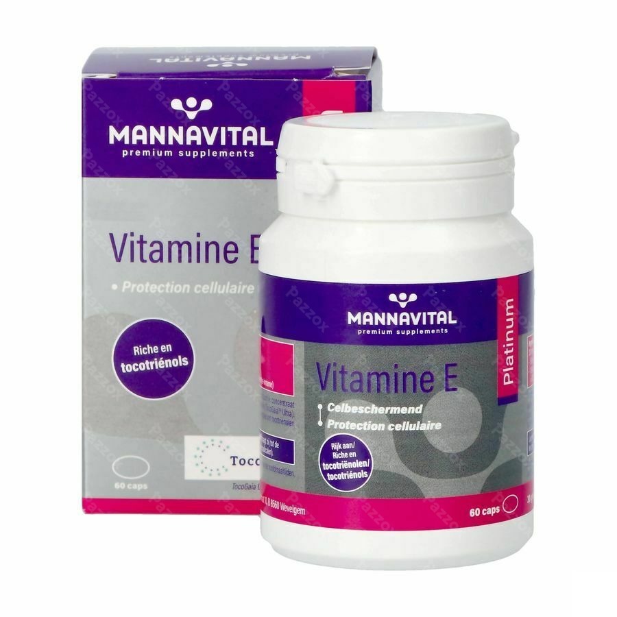 Mannavital Vitamine E 60 Capsules