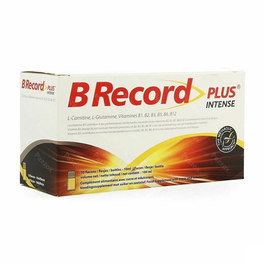 B Record Plus Intense 10ml 10 Flesjes