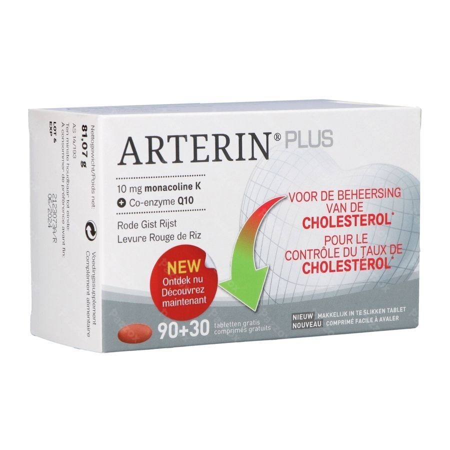 Omegapharma Arterin Plus Voedingssupplement Cholesterol 90 Capsules + 30 Promo