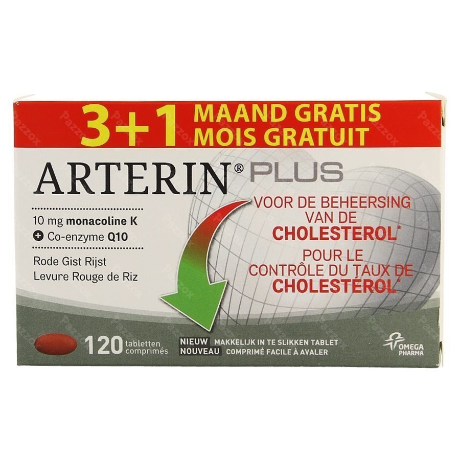 Omegapharma Arterin Plus Voedingssupplement Cholesterol 90 Capsules + 30 Promo