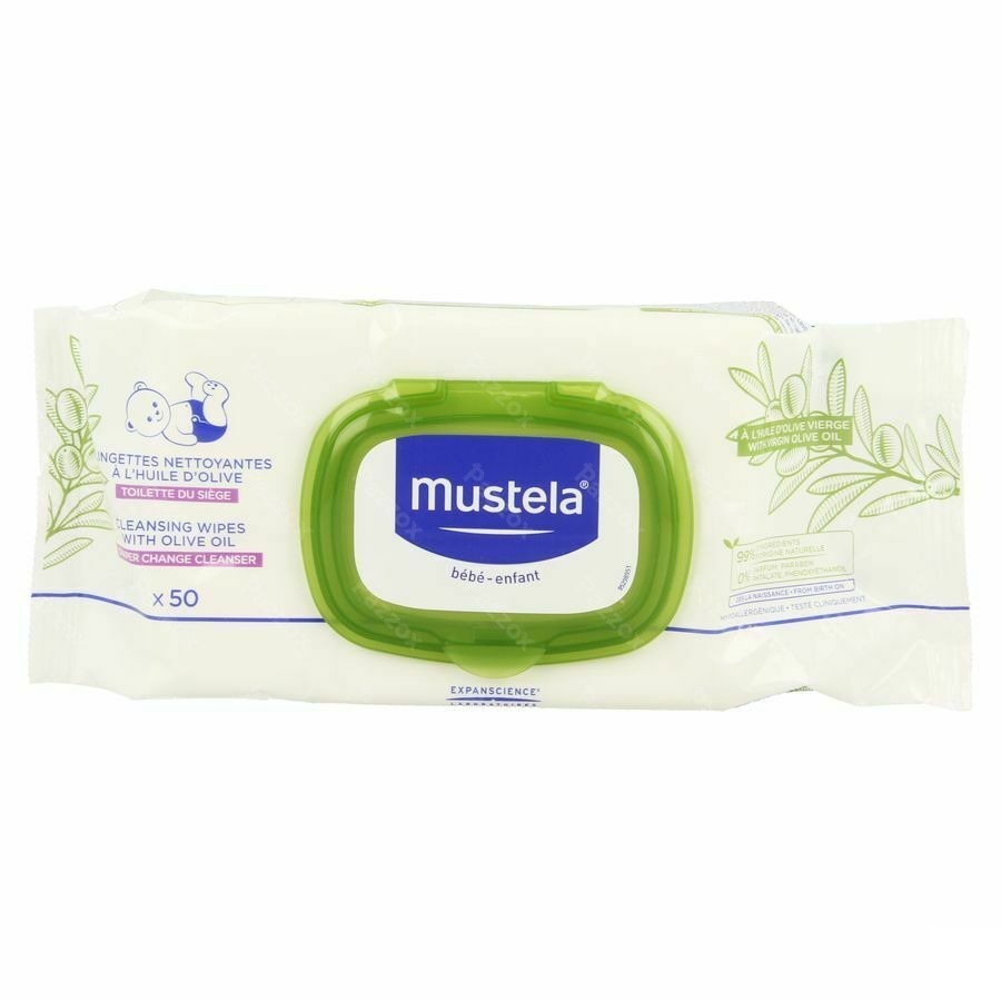 Mustela Bb Lingettes Nettoy. Change Huile Olive 50