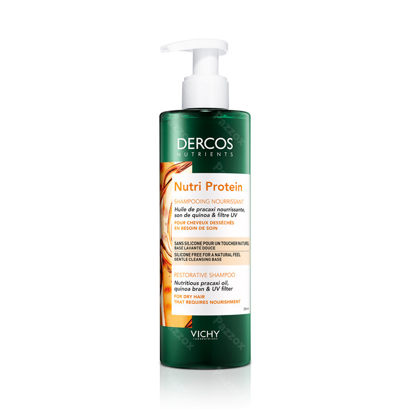 Vichy Dercos Nutrients Herstellende Shampoo Droog Haar Zonder Siliconen 250ml