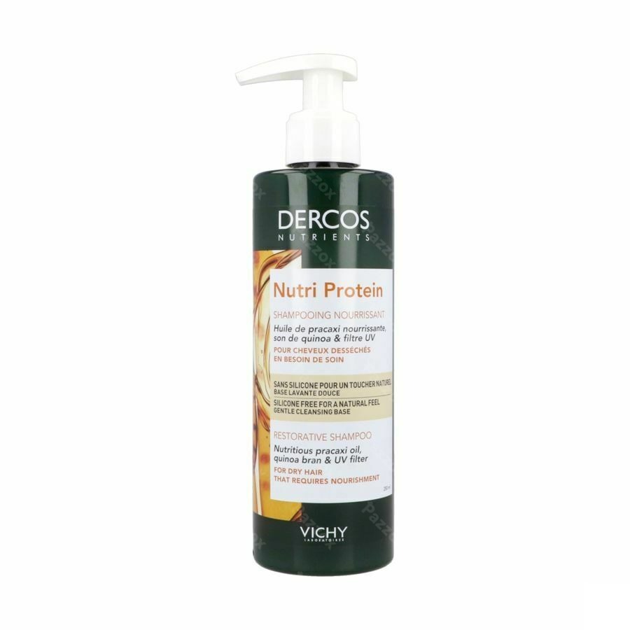 Vichy Dercos Nutrients Herstellende Shampoo Droog Haar Zonder Siliconen 250ml