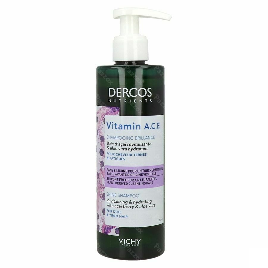 Vichy Dercos Nutrients Revitaliserende Glansshampoo Vitamine ACE 250ml
