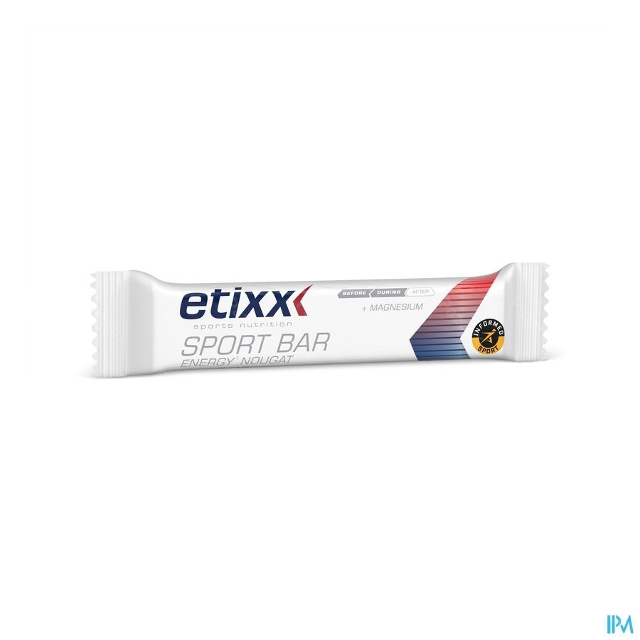 Etixx Energy Sport Bar Nougat 12x40g