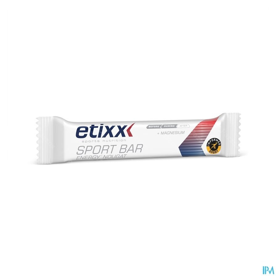 Etixx Energy Sport Bar Nougat 12x40g
