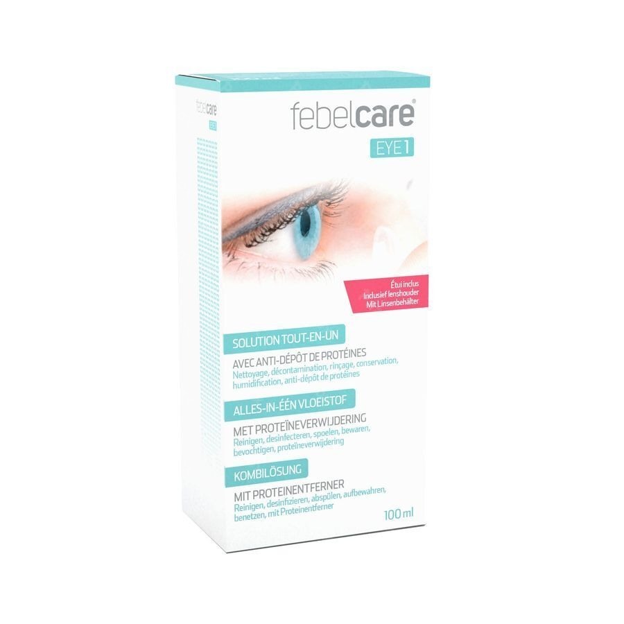 Febelcare Eye 1 Solution Lentille Tout En Un 100ml