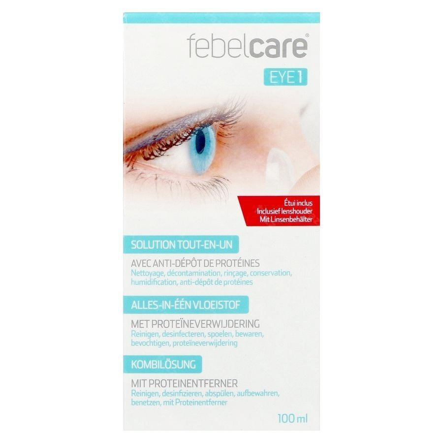 Febelcare Eye 1 Solution Lentille Tout En Un 100ml