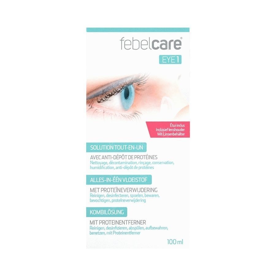 Febelcare Eye 1 Solution Lentille Tout En Un 100ml