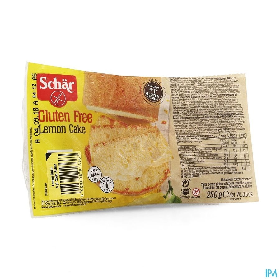 Schar Cake Citron 250g Revogan