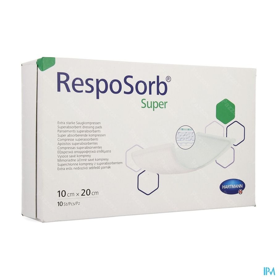 Resposorb Super 10x20cm 10 P/s