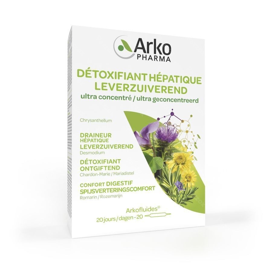 Arkofluide Detoxifiant Hepatique Amp 20x10ml