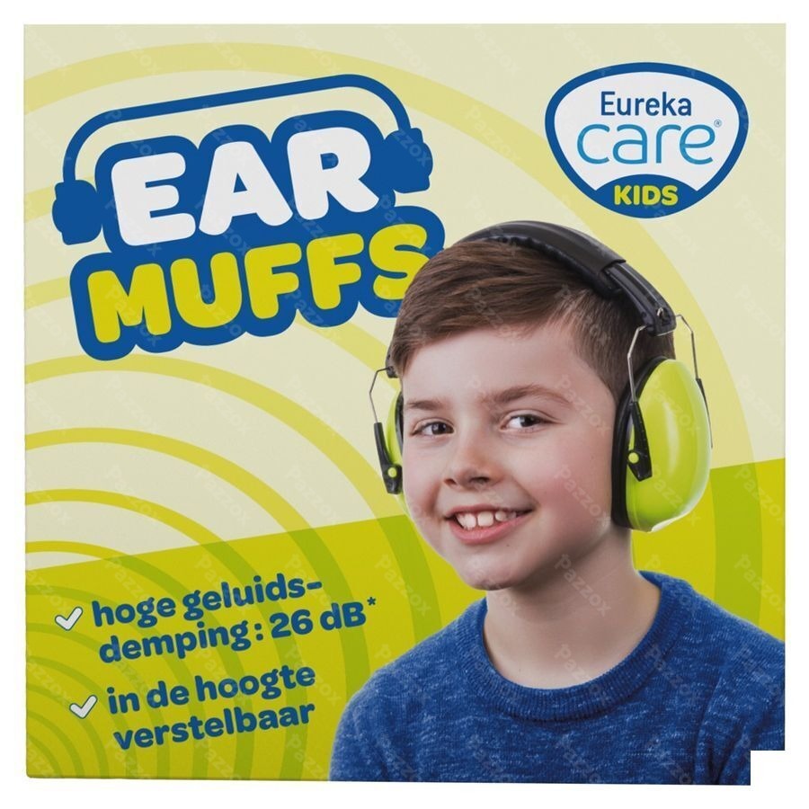Eureka Care Gehoorbescherming Koptelefoon 3-12 jaar Fluo