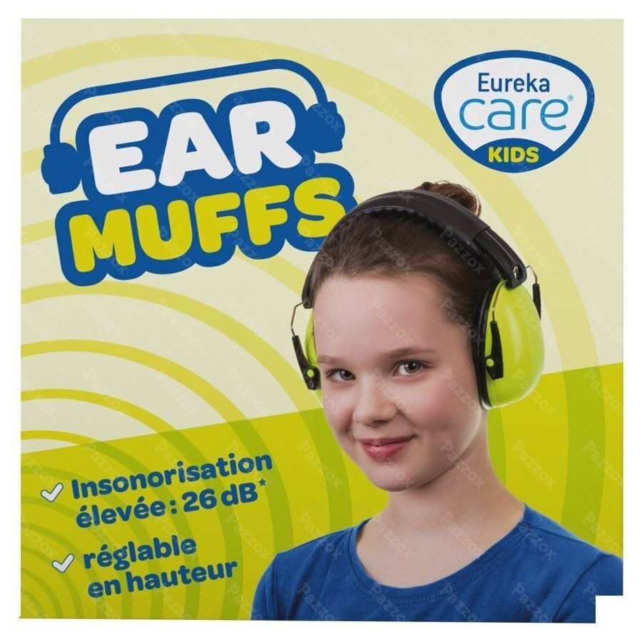 Eureka Care Casque Protection Auditive 3-12a Fluo