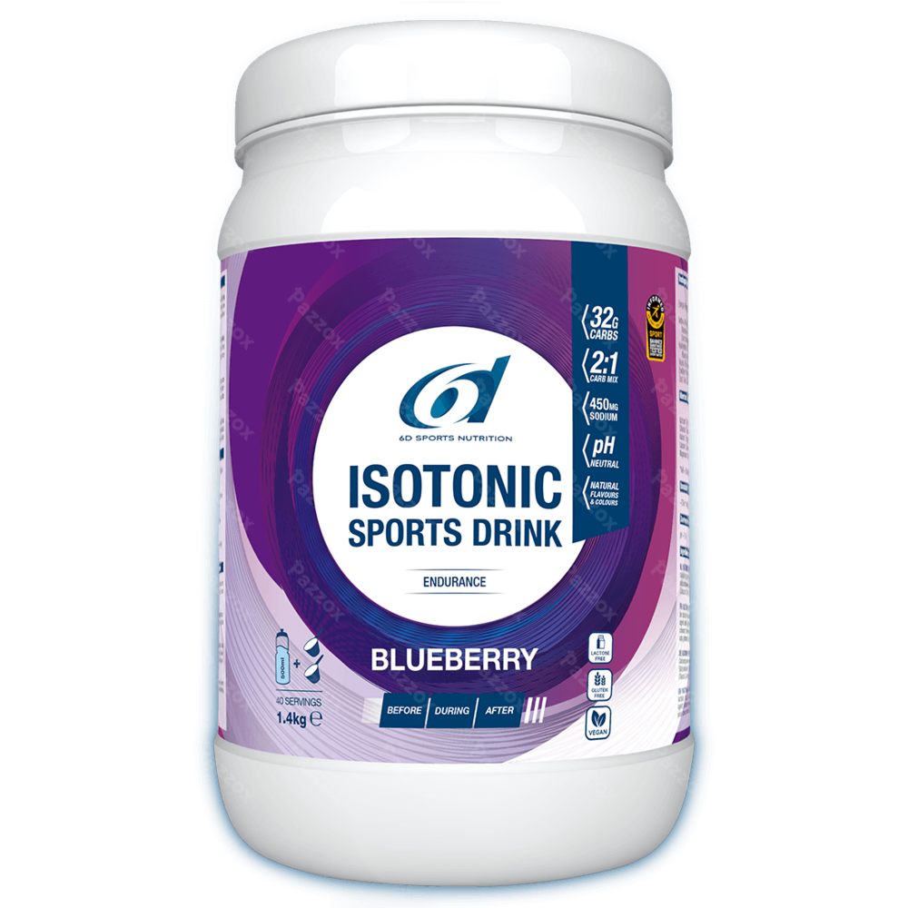 6d Sports Nutrition Isotonic Sports Drink Blueberry 1.4kg