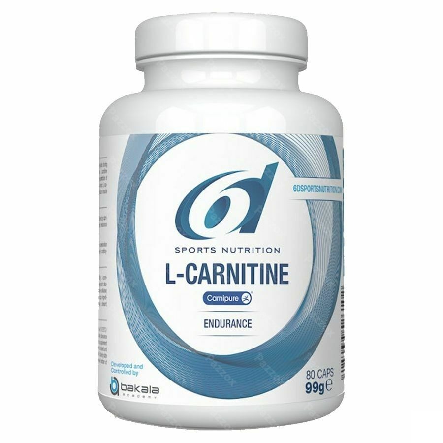 6d Sixd l-carnitine Carnipure Caps 80