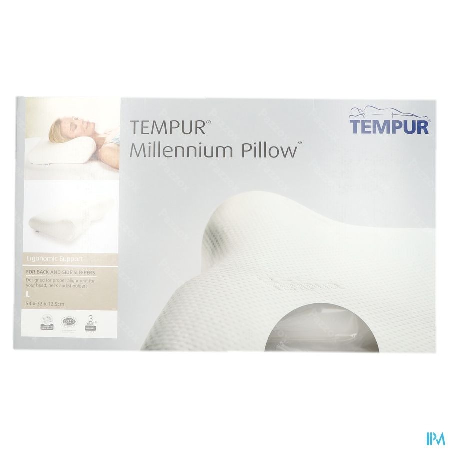 Tempur Millennium Oreiller l 54x32x12,5/7cm