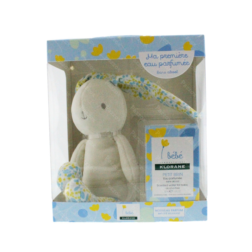 Klorane Baby Etui Konijn Jongen + Water Baby 50ml