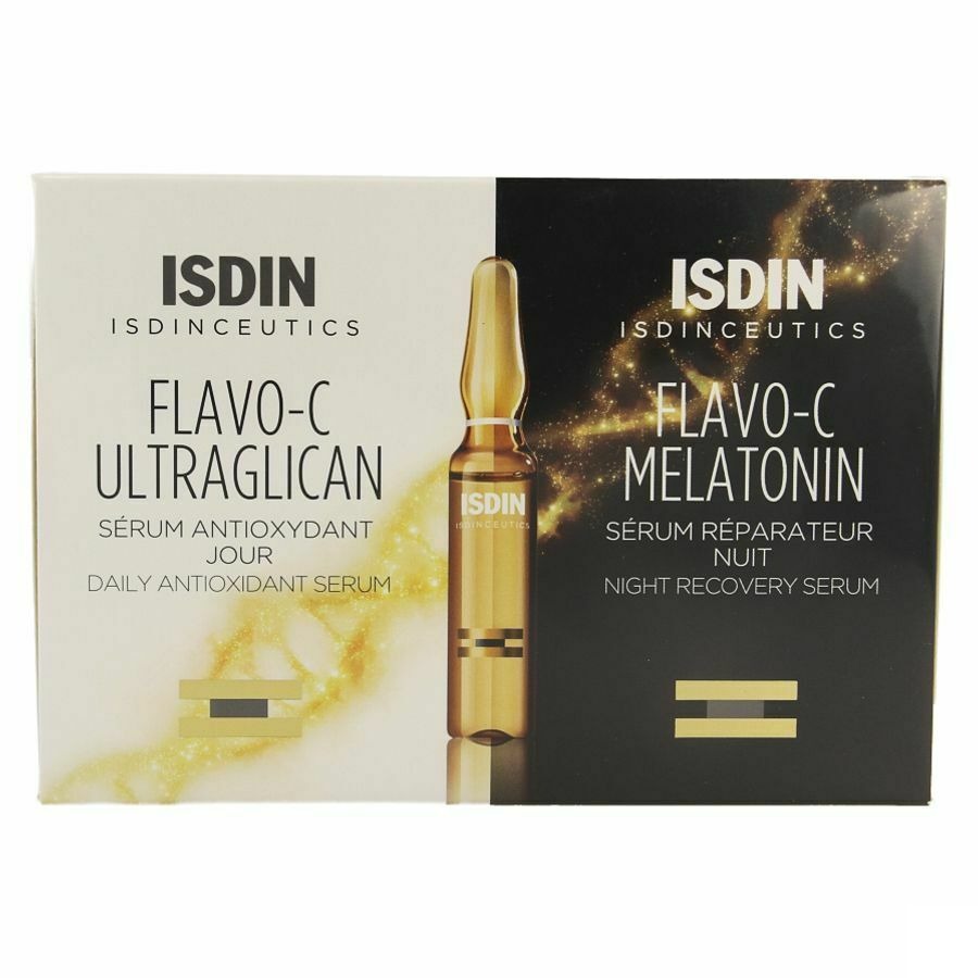 Isdinceutics Flavo-c Melat.+ultraglican Amp 10+10