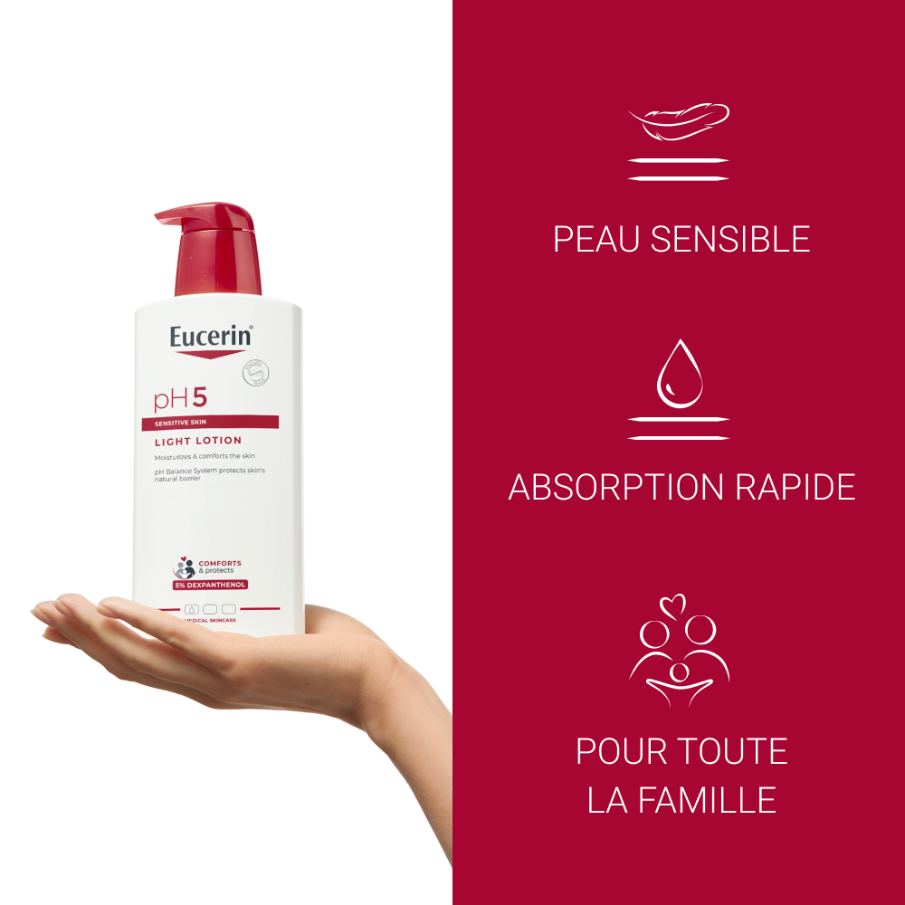 Eucerin pH5 Lotion Légèré Peau Normale à Sèche et Sensible 400ml