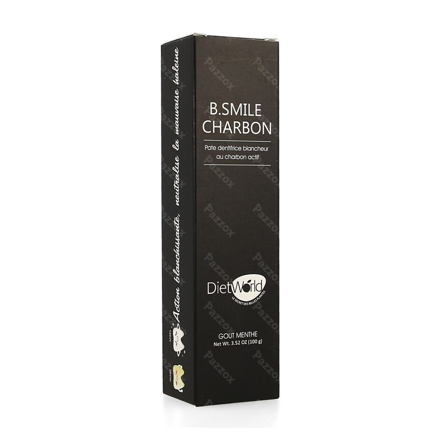 B Smile Pate Dentifrice Blancheur Charbon 100g