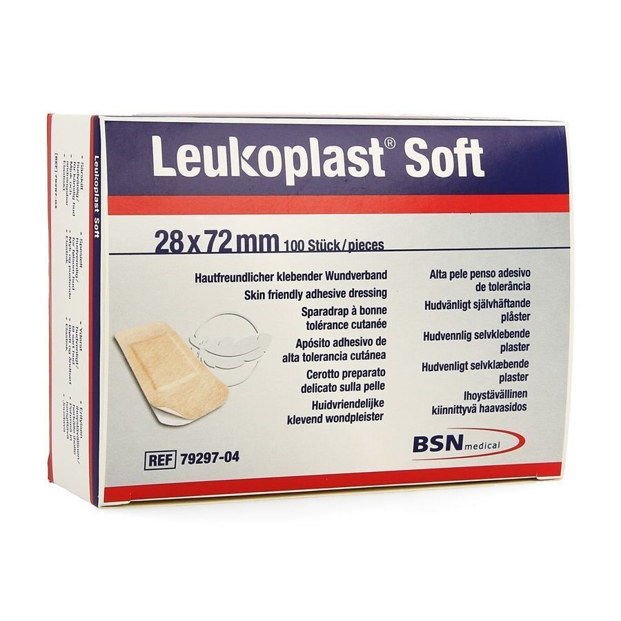 Leukoplast Soft 28x72mm 100