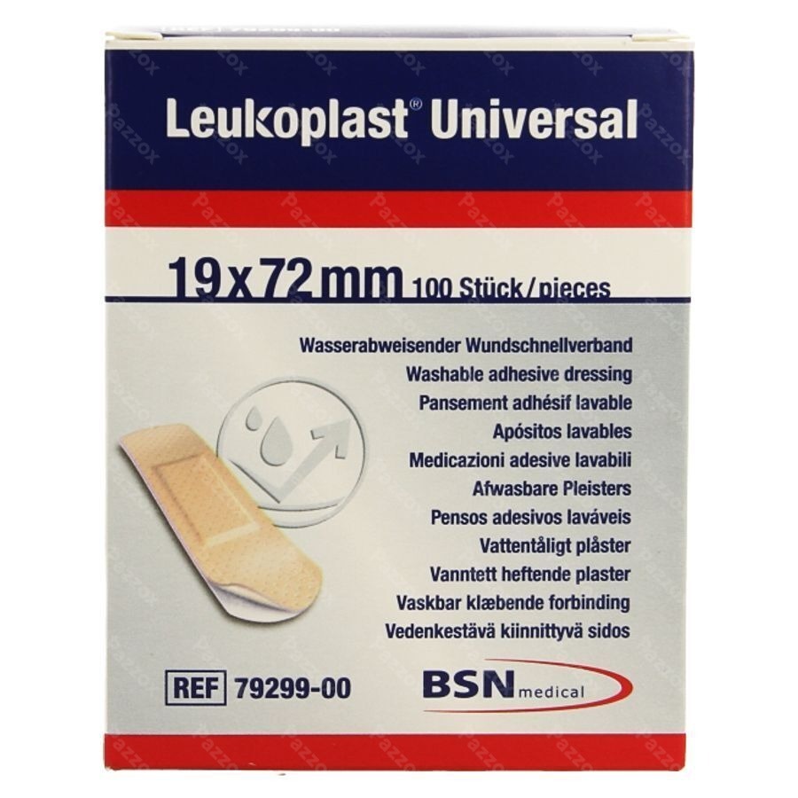 Leukoplast Universal 19x72mm 100