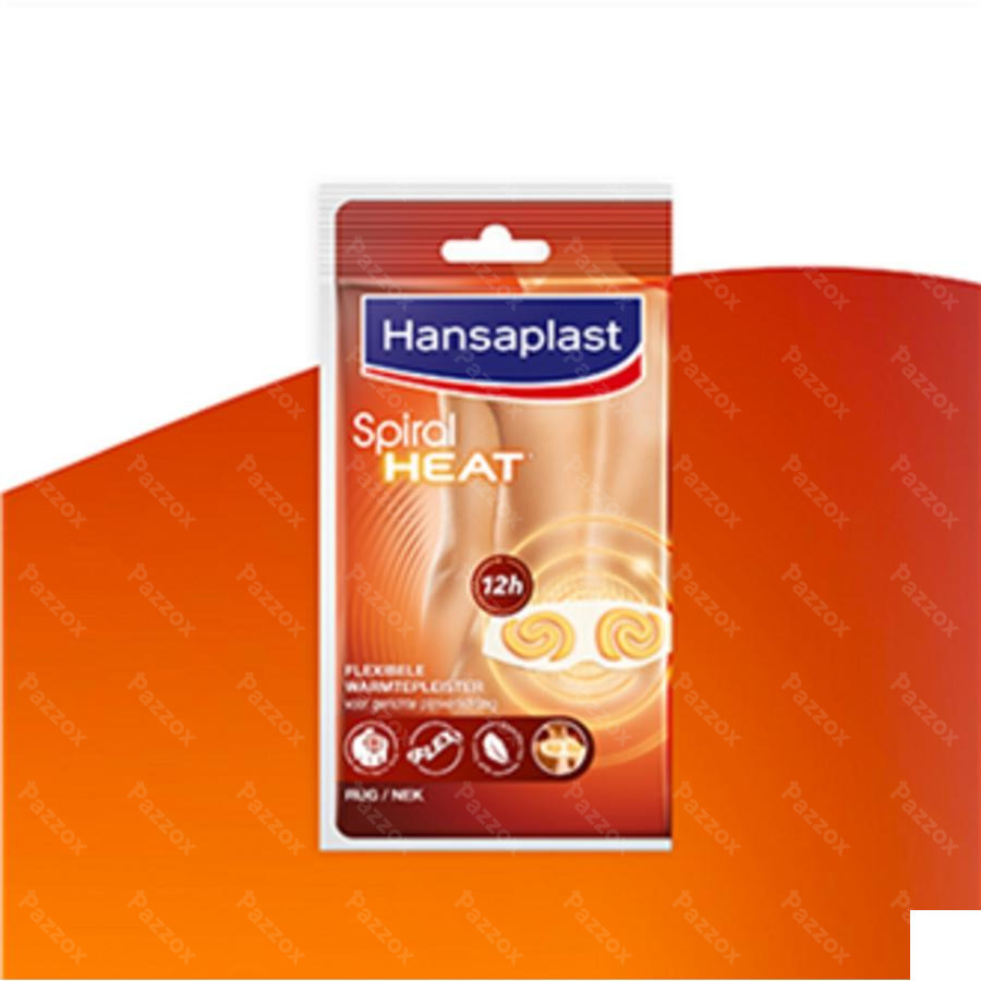 Hansaplast Spiral Heat Patch Verwarmend Flexibel 3