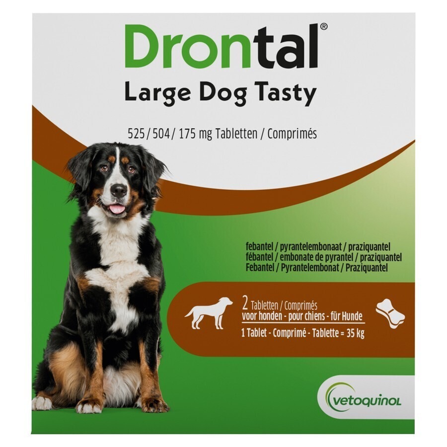 Drontal Large Dog Tasty 2 Tabletten