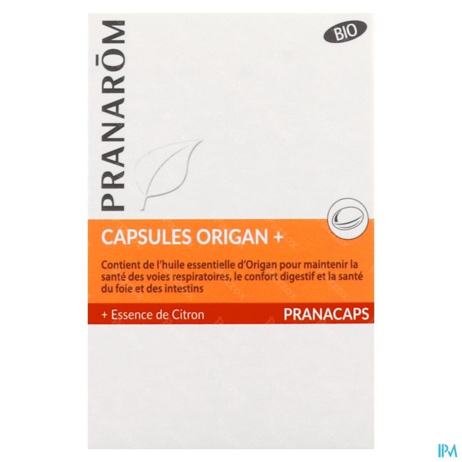 Pranarôm Pranacaps Oregano + 30 Capsules