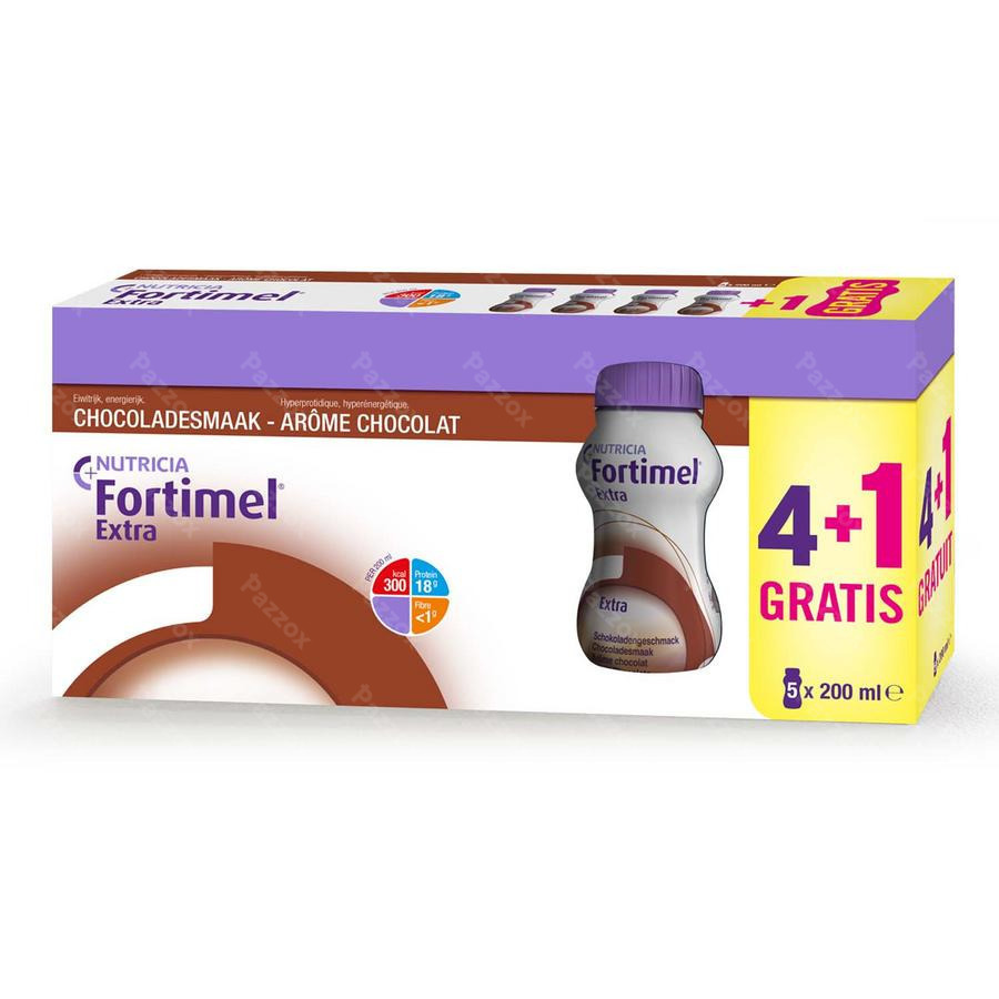 Fortimel Extra Choco Edition Limit&eacute;e 5 X 200 Ml
