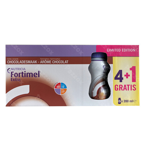 Fortimel Extra Choco Edition Limit&eacute;e 5 X 200 Ml