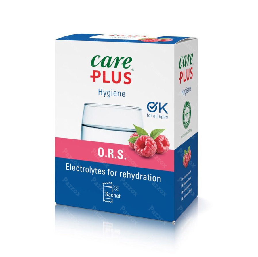 Care Plus Ors Kids Raspberry Sachet 10x5,3g